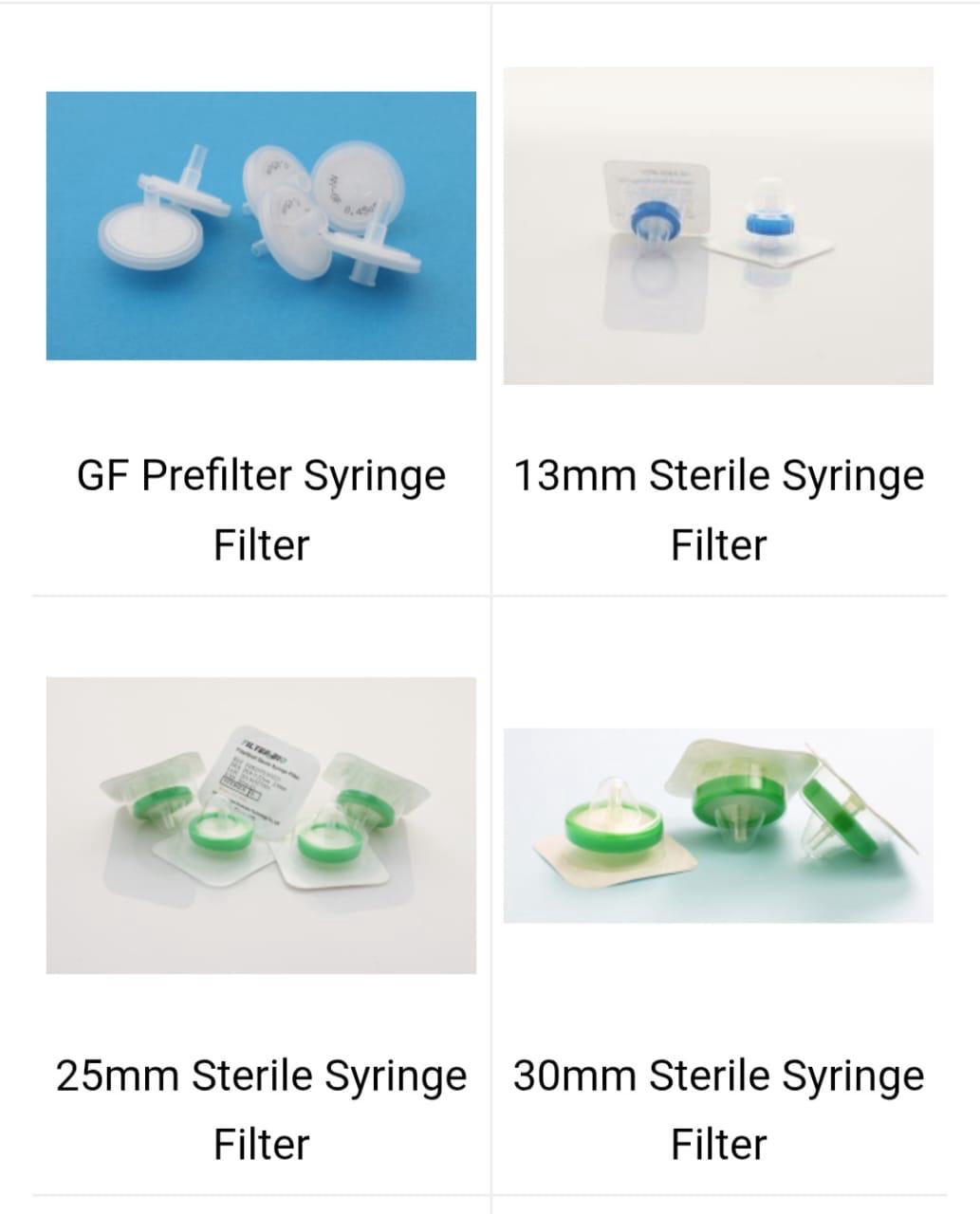 GF prefilter syringe filter