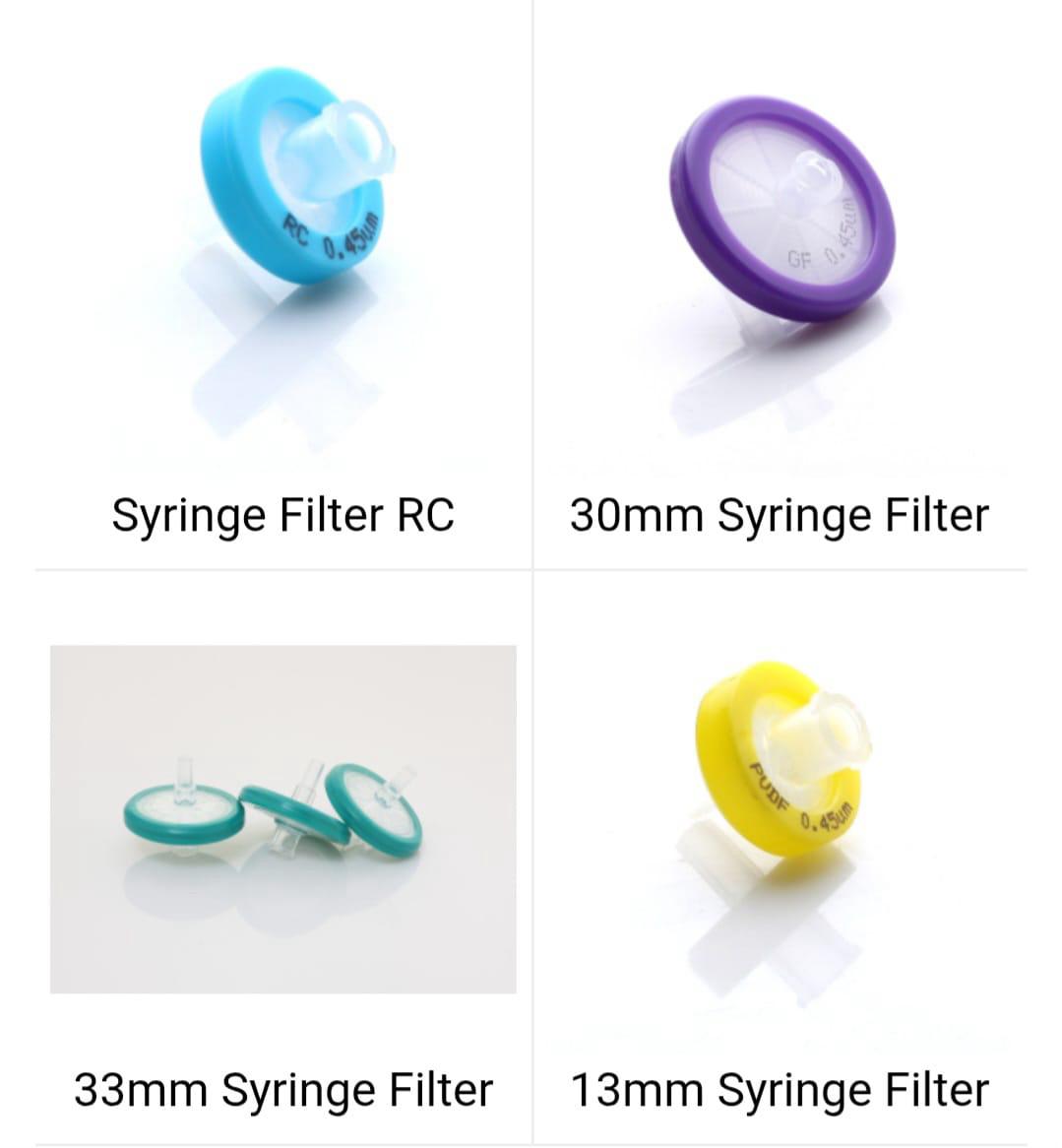 syringe filter30mm, 33mm, 13mm